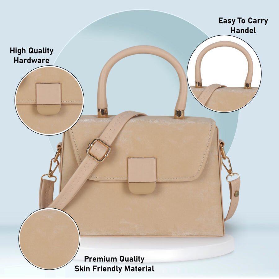 Women Sling Bag | Beige - Image 2