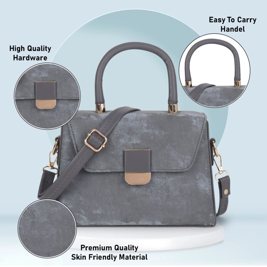 Women Sling Bag | Grey - Image 2
