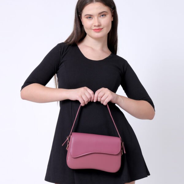 Women Rectangular Sling Bag | Hot Pink