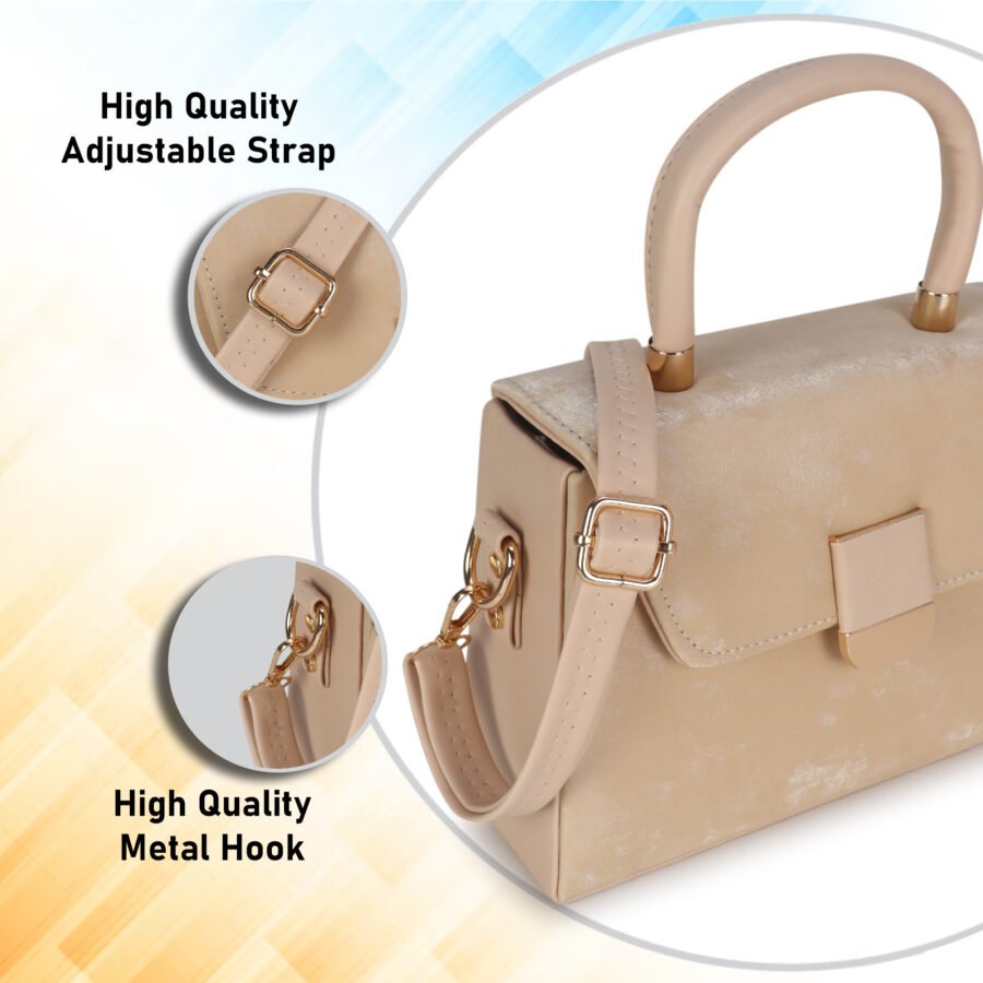 Women Sling Bag | Beige - Image 7