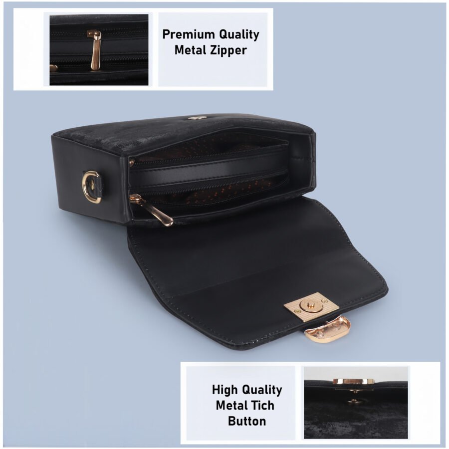 Women Sling Bag | Black - Image 10