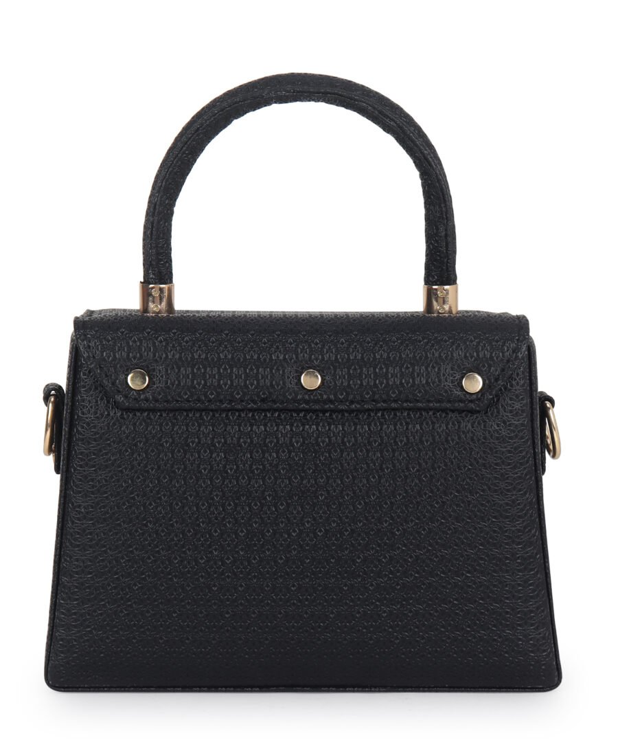 Women Textured Sling Bag | Black - Image 2