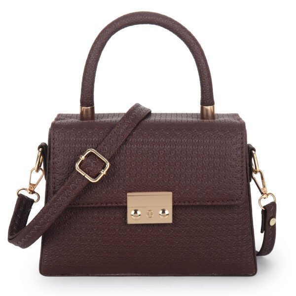 Women Textured Sling Bag | Brown