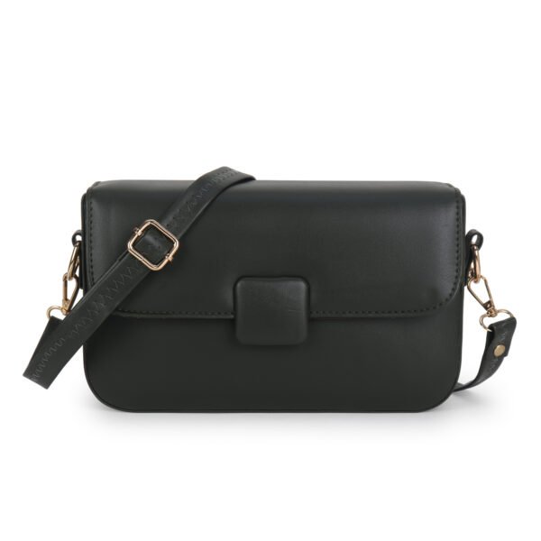 Women Crossbody Mini Sling Bag | Matte Black