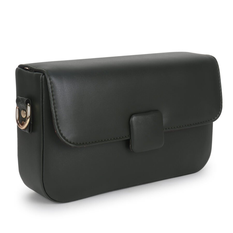 Women Crossbody Mini Sling Bag | Matte Black - Image 8