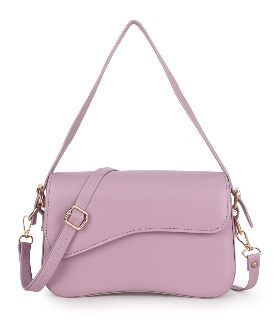 Women Rectangular Sling Bag | Pink - Image 5