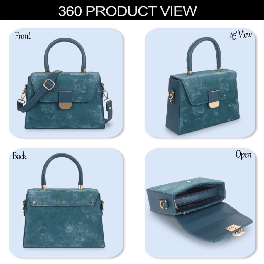 Women Sling Bag | Blue - Image 10