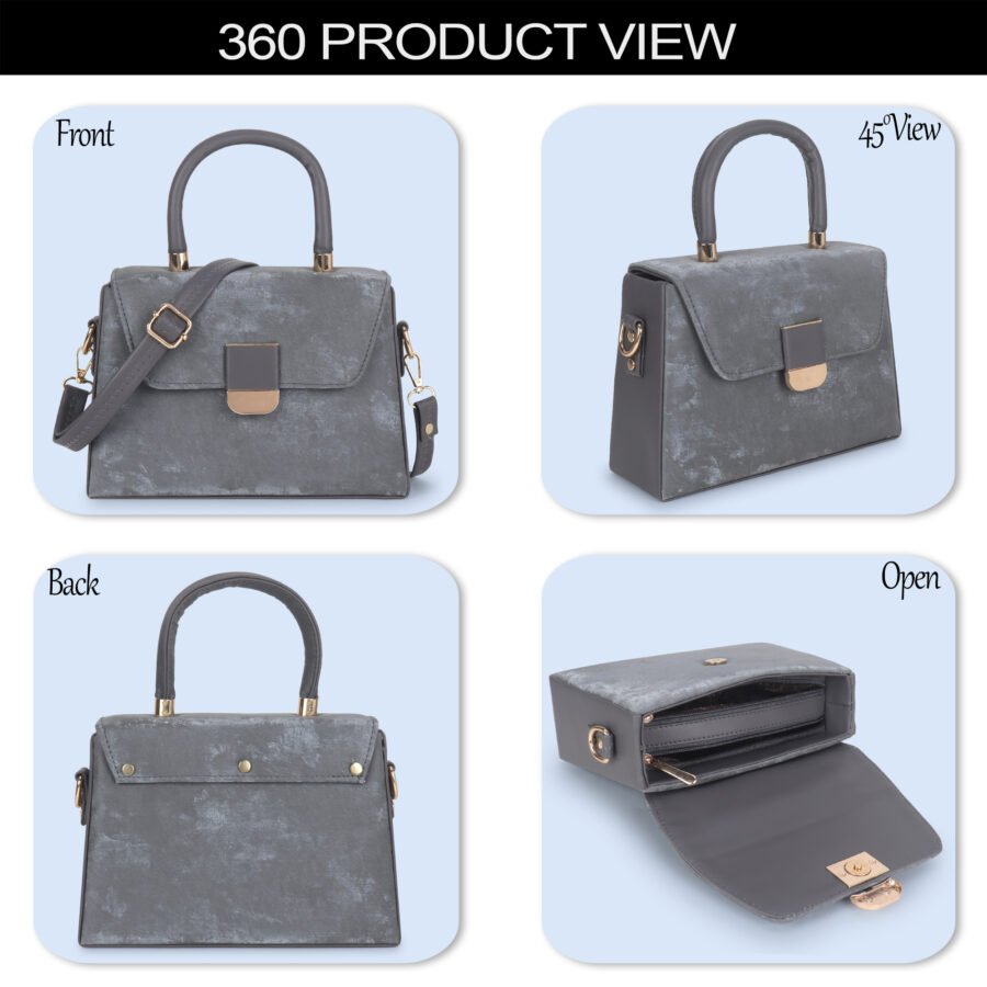 Women Sling Bag | Grey - Image 6